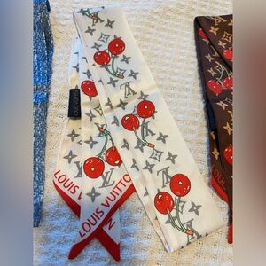 Louis Vuitton Kids Cherry Tie - White and Red
